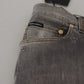 Dolce & Gabbana Elegant Gray Skinny Denim Jeans