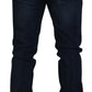 Dolce & Gabbana Sleek Skinny Jeans in Dark Blue