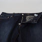 Dolce & Gabbana Sleek Skinny Jeans in Dark Blue