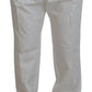 Dolce & Gabbana Elegant White Cotton Chino Dress Pants