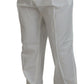 Dolce & Gabbana Elegant White Cotton Chino Dress Pants