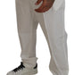 Dolce & Gabbana Elegant White Cotton Chino Dress Pants