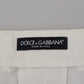 Dolce & Gabbana Elegant White Cotton Chino Dress Pants