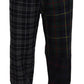 Dolce & Gabbana Checkered Wool Blend Jogger Pants