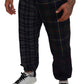 Dolce & Gabbana Checkered Wool Blend Jogger Pants