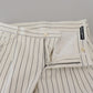 Dolce & Gabbana Elegant Striped Chino Pants for the Modern Man