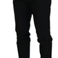 Dolce & Gabbana Elegant Black Dress Pants from Virgin Wool Blend