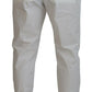 Dolce & Gabbana Elegant White Cotton Chino Pants