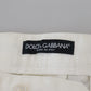 Dolce & Gabbana Elegant White Cotton Chino Pants