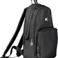 Tommy Hilfiger Black Polyester Men Backpack