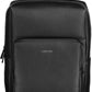 Calvin Klein Black Polyester Men Backpack