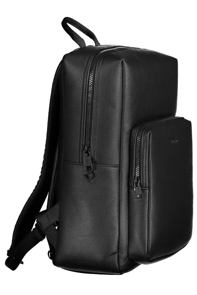 Calvin Klein Black Polyester Men Backpack