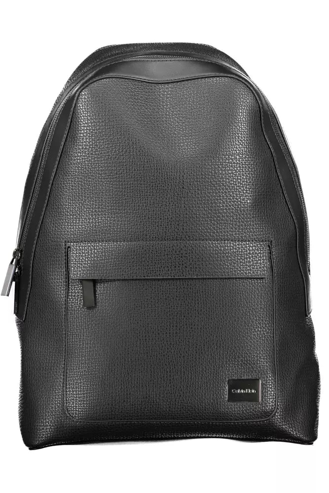 Calvin Klein Black Polyethylene Men Backpack