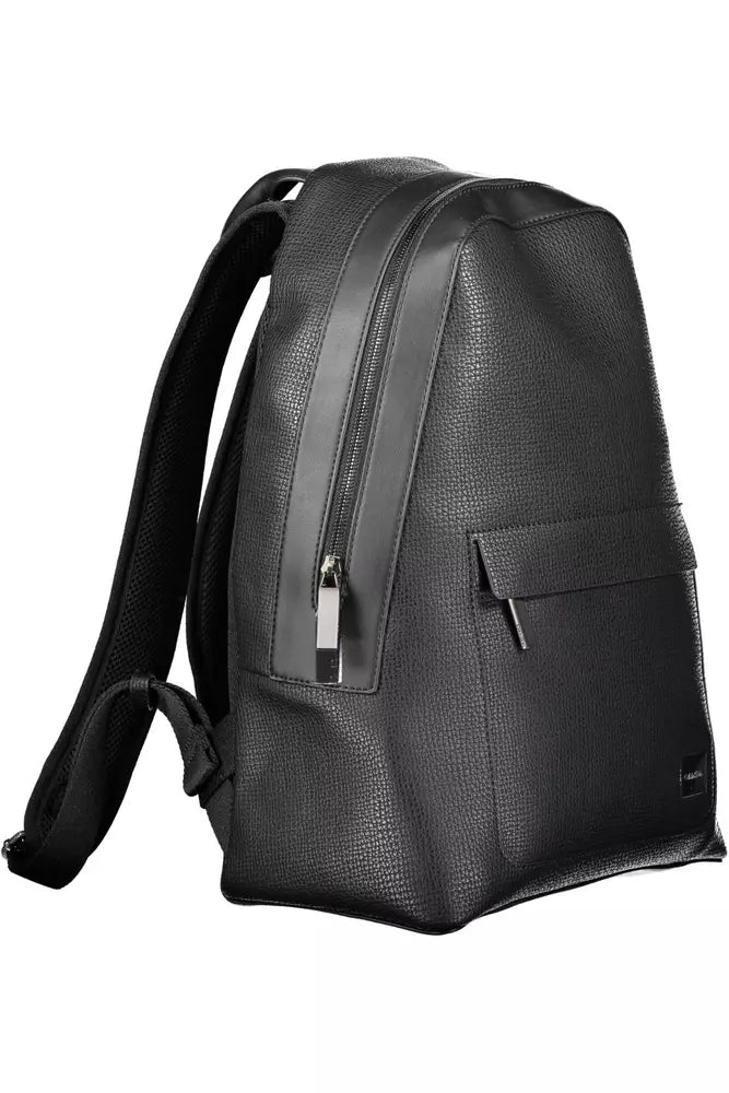 Calvin Klein Black Polyethylene Men Backpack