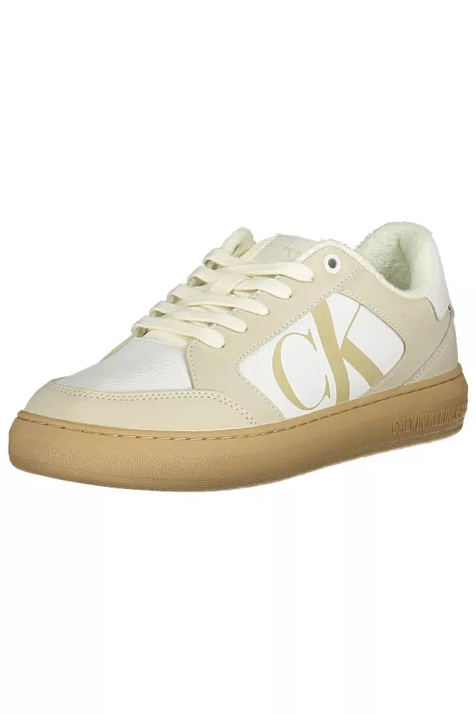 Calvin Klein White Leather Men Sneaker