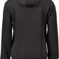 Tommy Hilfiger Elegant Black Cotton Hoodie with Embroidered Detail