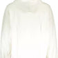 Calvin Klein Elegant White Hooded Sweatshirt with Logo