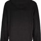 Calvin Klein Sleek Black Cotton-Blend Hooded Sweatshirt