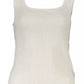 Tommy Hilfiger Elegant White Tank Top with Contrasting Details