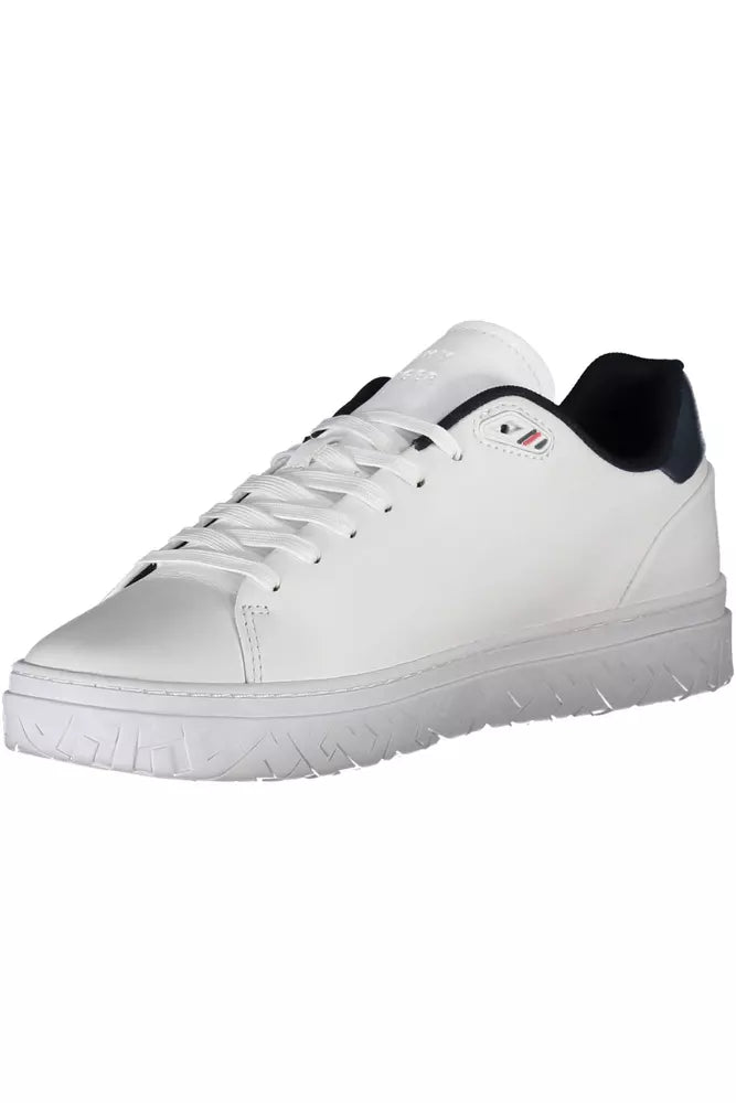 Tommy Hilfiger White Polyester Men Sneaker