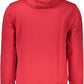 Cavalli Class Elegant Pink Hooded Sweatshirt with Logo Print