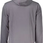 Cavalli Class Elegant Gray Hooded Sweatshirt in Regular Fit