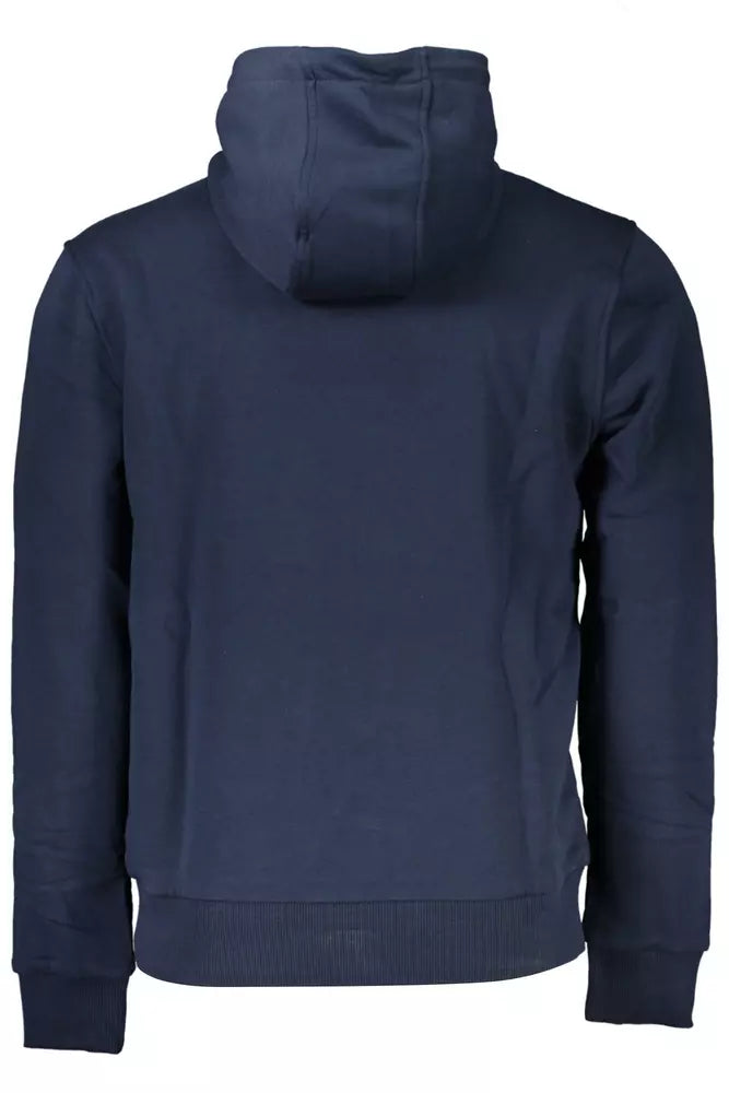 Cavalli Class Blue Cotton Men Sweater