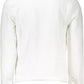 Cavalli Class Elegant White Embroidered Sweatshirt