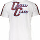 Cavalli Class White Cotton Men T-Shirt