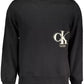 Sleek Calvin Klein Black Logo Sweatshirt