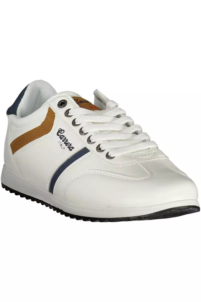 Carrera White Polyethylene Men Sneaker