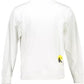 Calvin Klein Organic Cotton Logo Sweatshirt in White