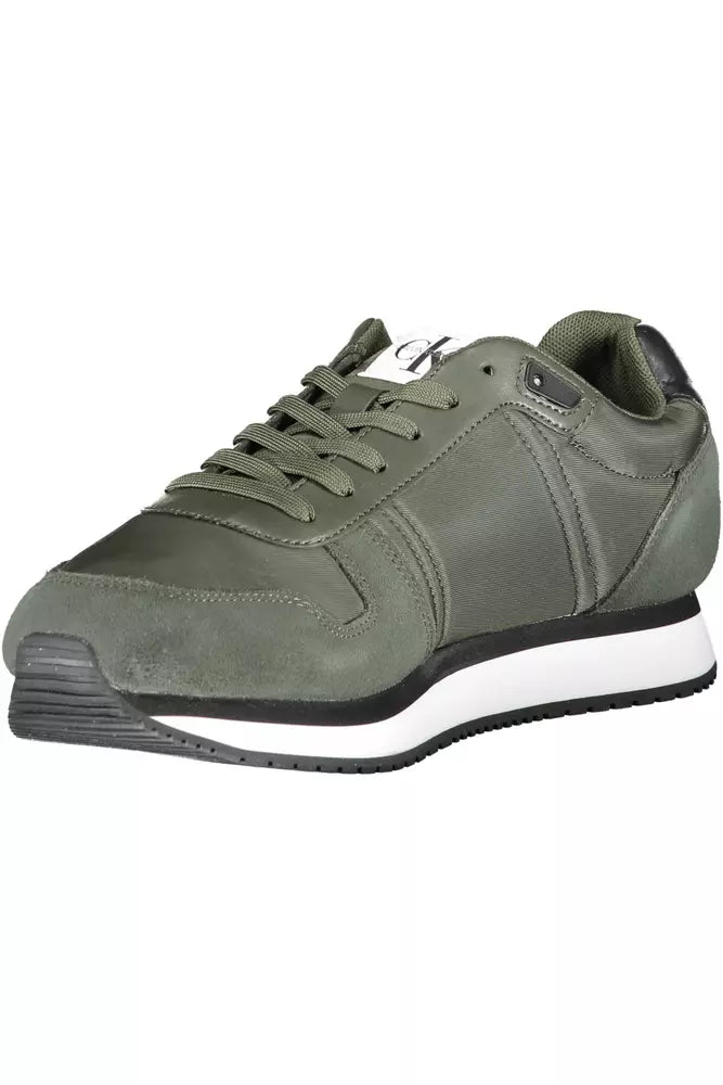 Calvin Klein Green Polyester Men Sneaker