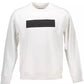 Calvin Klein Elegant White Cotton Blend Sweater