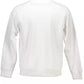 Calvin Klein Elegant White Cotton Blend Sweater