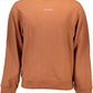 Calvin Klein Sleek Cotton Logo Sweatshirt in Brown