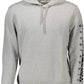 Napapijri Chic Gray Hooded Sweatshirt with Logo Detail