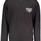 Tommy Hilfiger Sleek Crew-Neck Cotton Sweatshirt in Black