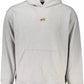 Tommy Hilfiger Chic Gray Hooded Sweatshirt with Signature Embroidery