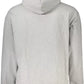 Tommy Hilfiger Chic Gray Hooded Sweatshirt with Signature Embroidery