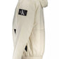 Calvin Klein Chic Beige Hooded Jacket with Contrasting Details