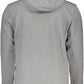 Tommy Hilfiger Chic Gray Hooded Cotton Sweatshirt