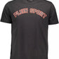 Plein Sport Black Cotton Men T-Shirt