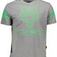 Plein Sport Gray Cotton Men T-Shirt