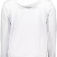 Plein Sport Chic White Hooded Cotton Sweatshirt with Logo