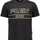 Plein Sport Black Cotton Men T-Shirt