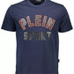 Plein Sport Blue Cotton Men T-Shirt