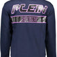 Plein Sport Sleek Blue Long-Sleeved Athletic Sweatshirt