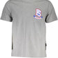 Plein Sport Gray Cotton Men T-Shirt