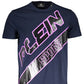 Plein Sport Blue Cotton Men T-Shirt